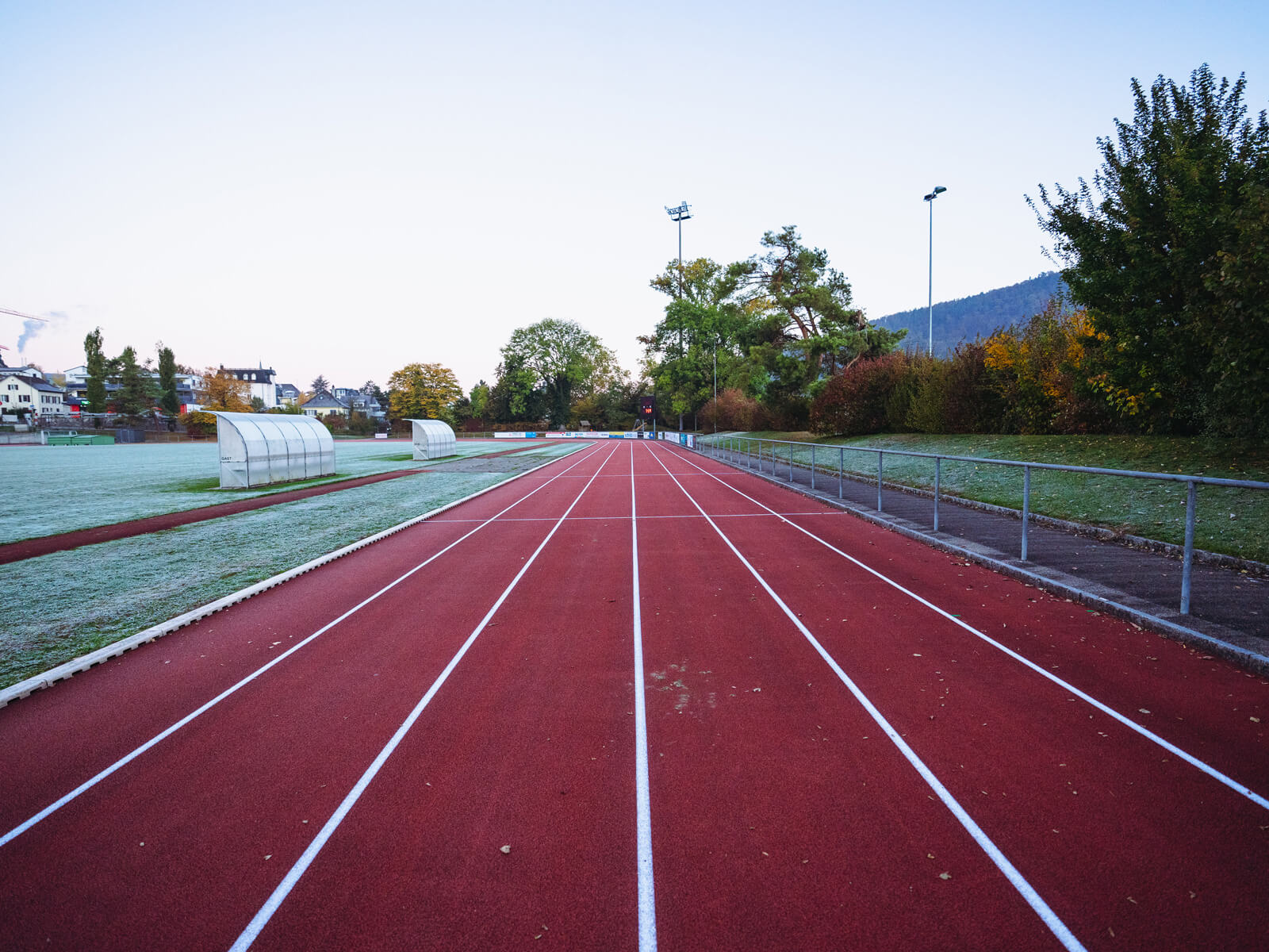 Running in Switzerland - Public Track in Pratteln