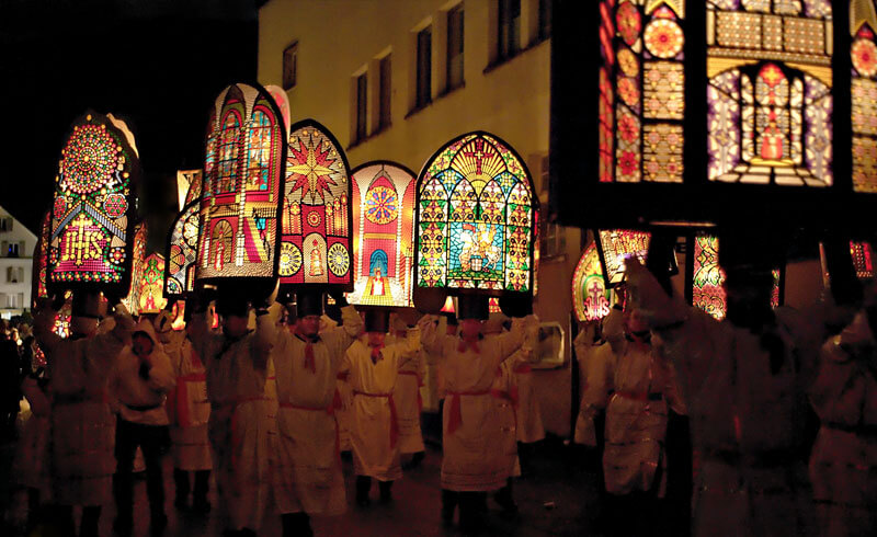 Klausjagen in Küssnacht am Rigi is an age-old St. Nicholas Day tradition