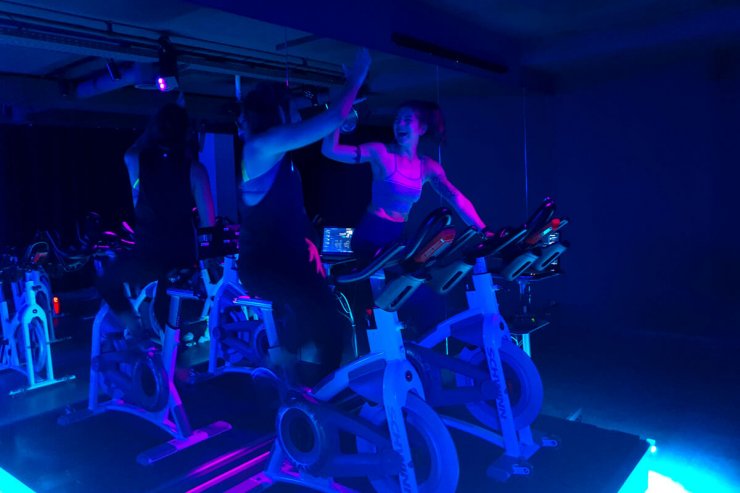 Spin your heart out at the Velocity Indoor Cycling Studio in Zürich