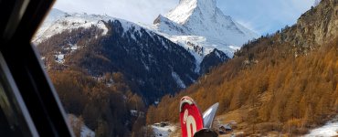 Skiing in Zermatt Matterhorn