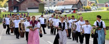 Traditional Parade in Elm, Switzerland