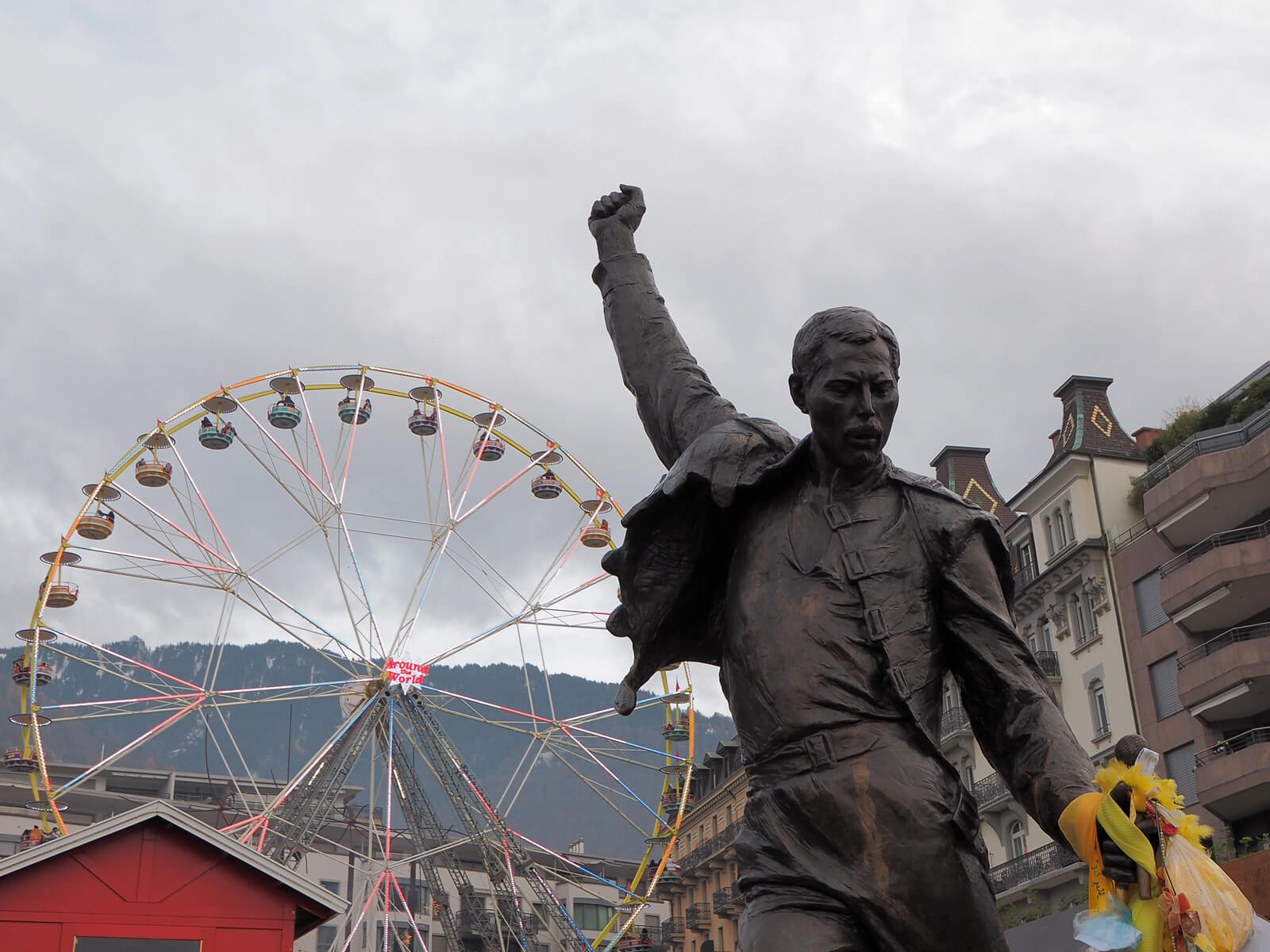 Freddy Mercury Statue in Montreux, Switzerland