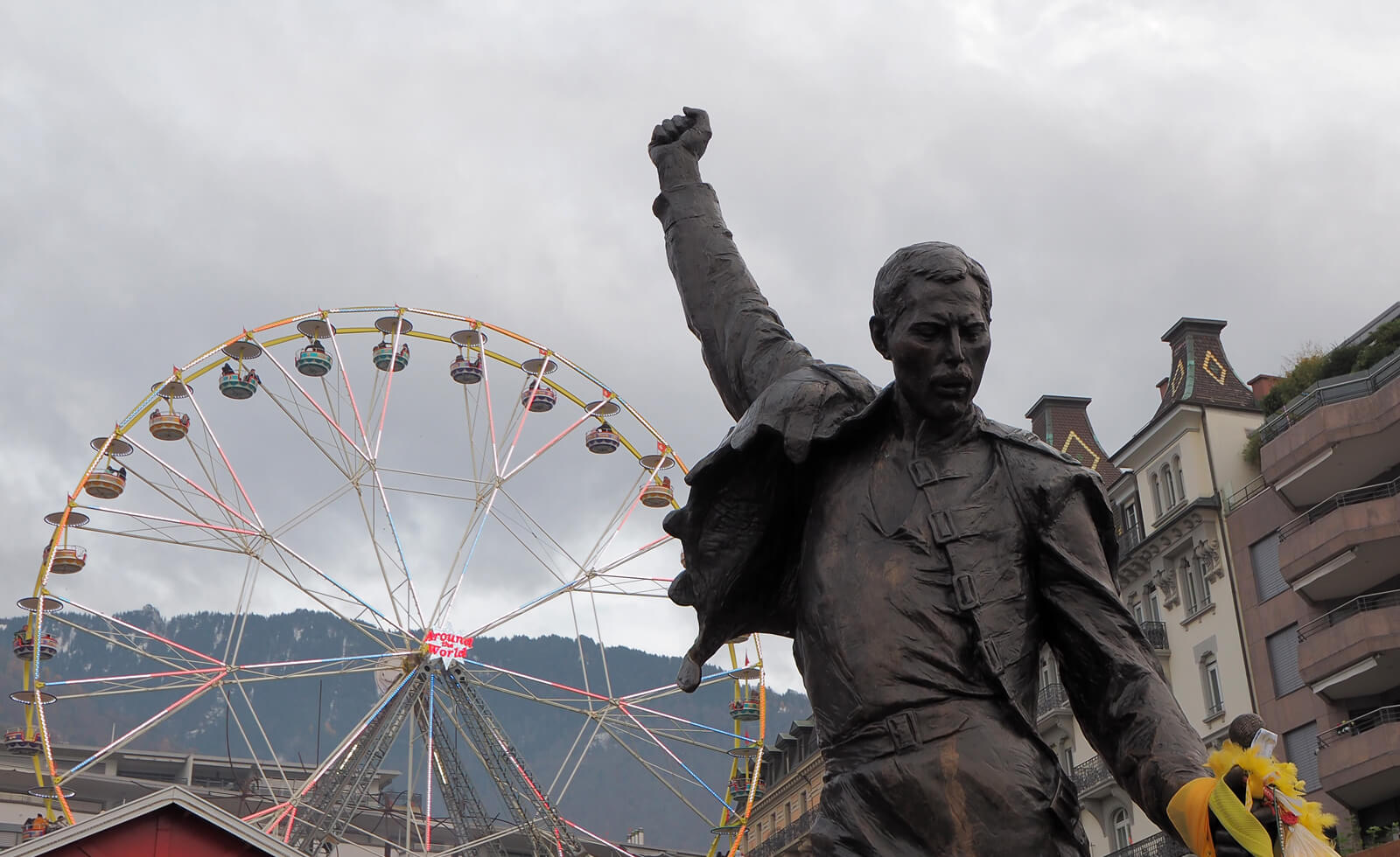 Freddy Mercury Statue in Montreux, Switzerland