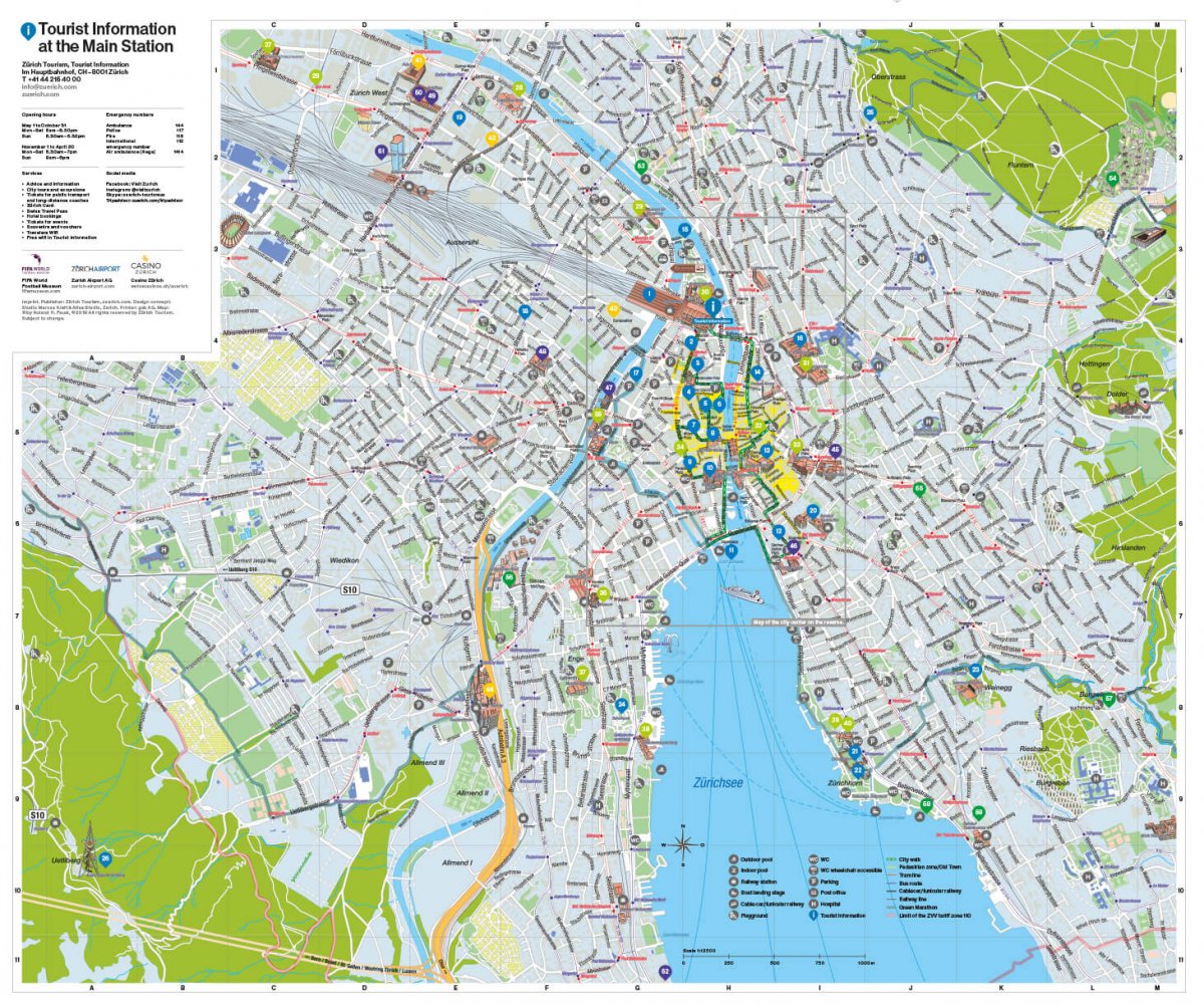 Map of Zurich and Helpful Tips to Get Around (2024)