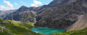 Lake Iffigsee above Lenk