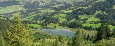 Lake Lauenen in the Bernese Alps (Lauenensee)