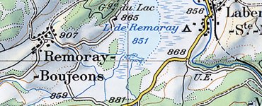 Swiss Topography Map with Fish (1980)