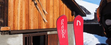 Skiing in Disentis-Sedrun with Anavon Skis