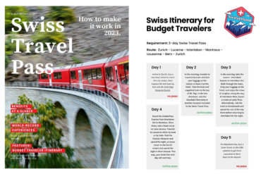 swiss travel pass offers 2023