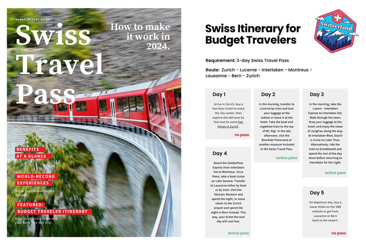 swiss travel pass brochure